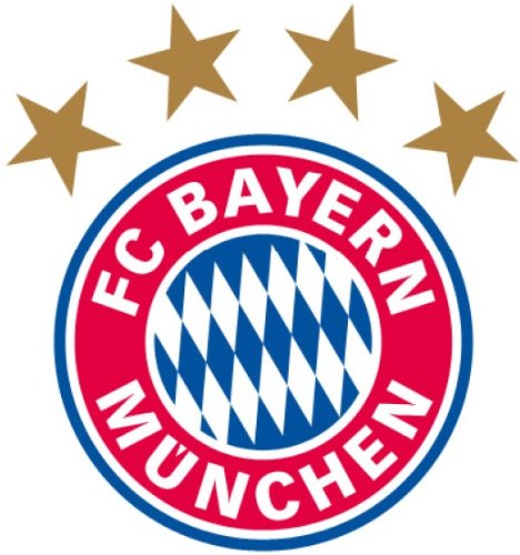 Preisvergleich Produktbild FC Bayern Logo - 30x32 cm