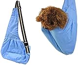 Pet Sling Carrier Bag, Shoulder Carry Tote with Adjustable Strap Hands-free Reve