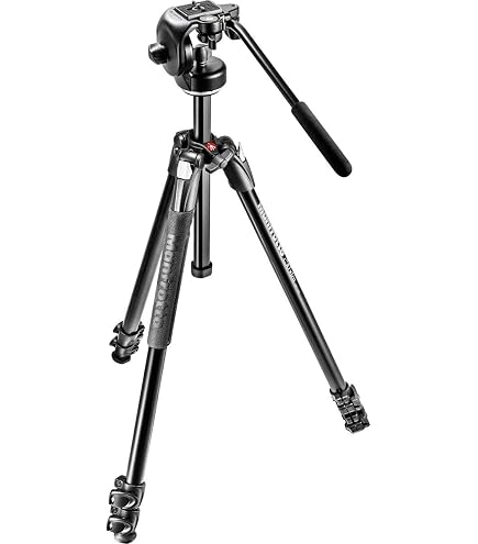 Trépied Manfrotto 122B - Tige Extensible, Hauteur 48-80 Cm, Aluminium Léger - Pour Appareils Photo, Caméras - 6