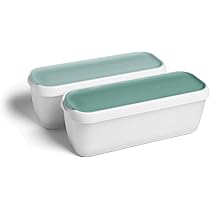 Set 2 Contenitori Gelato Springlane - Da 1 Litro, Senza BPA, Con Coperchio In Silicone (Grigio) - Foto 4