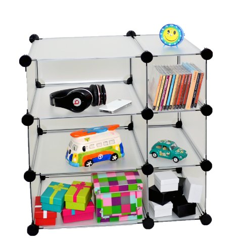 ts-ideen Armoire à vêtements Commode Meuble de rangement Entrée, chambre, salle de bains Blanc