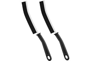Jiuhao Crevice Cleaning Brush,2Pcs Bathroom Toilet Tile Door Window Groove Car Various Gap Cleaning Brush,Hard Bristle Scrubbing Narrow Crevice Cleaning Pro Tool,Small Brush for Home Kitchen