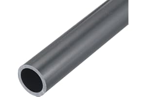 QUARKZMAN Tube Rond Rigide en PVC 16,6mm ID 22mm OD 350mm Longueur Gris Foncé pour Manchon de Câble de Conduite d'Eau