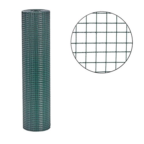 Volierendraht grün 1m x 25m 16x16mm Maschung Drahtgitter Maschendraht Schweißgitter Zaun