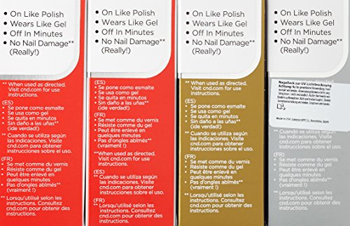 CND Shellac Cream Puff plus Negligee plus Top Coat plus Base Coat 7.3 ml, 1er Pack (1 x 29 ml) - 7