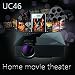 Original UNIC UC46 portable projector Cinema Theater-1200 lumens-PC & Laptop VGA/USB/SD/AV/HDMI input wifi wireless Mini pocket projector RS.5199.00