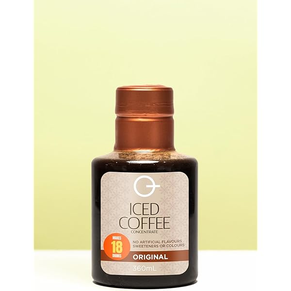 Monin Premium Iced Coffee Concentrate - 1 Liter Bottle, No Artificial Flavors, BPA-Free