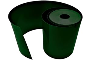 Sorton - Flexible Rasenkante Kunststoff, Beeteinfassung Rund - Beetumrandung PVC, Blumenbeet Umrandung unsichtbar - Rasen und Beetbegrenzung hergestellt aus altplastik (25 cm x 10 Meter, Grün)