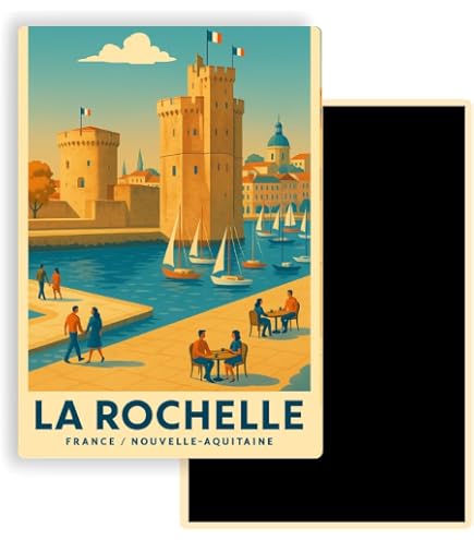 Magnets Frigo Villes D'Europe - 78 Modèles Au Choix (Paris, Rome, Berlin...) - Souvenirs De Voyage - Cadeau Original 5,4 X 7,8 Cm