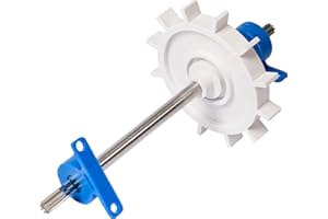 Amptyhub 1 Drive Shaft +2 Pack Turbine Bearing for Polaris Cleaner 180/280 C80 C86 pentair EC80 EC86