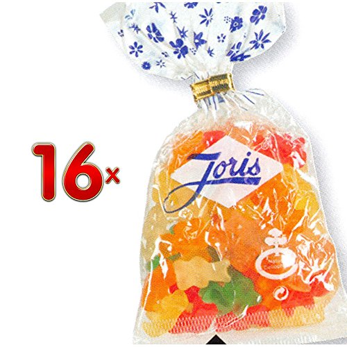 Preisvergleich Produktbild Joris Oursons Sachets 16 x 125g Packung (Weingummibärchen)