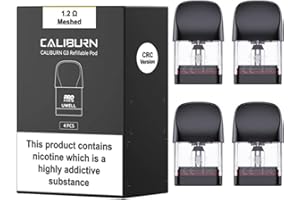 SURVIVAL BOYZ Uwell Caliburn G3 Pods (1.2ohm) - 4 Pack - Compatible with Caliburn G3 & G4 Range - Available in 0.4,0.6,0.9,1.2Ω - No Nicotine