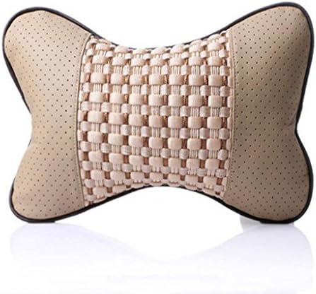 Madaye Car headrest neck pillow weaving punching breathable ice silk headrest 26 * 18cm