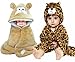 Brandonn 3D Tiger Printed And Furry Glacier Hooded Smily Baby Blanket And Glacier Hooded Baby Wrapper Combo(Pack-2, Beige) RS.549.00