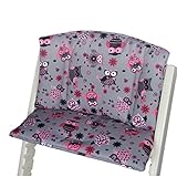 Babys-Dreams Sitzkissen Auflage Sitzkissenset für Stokke Tripp Trapp Hochstuhl (Grau Pink/Rosa Eulen$12) Babys-Dreams Sitzkissen Auflage Sitzkissenset für Stokke Tripp Trapp Hochstuhl (Grau Pink/Rosa Eulen$12)