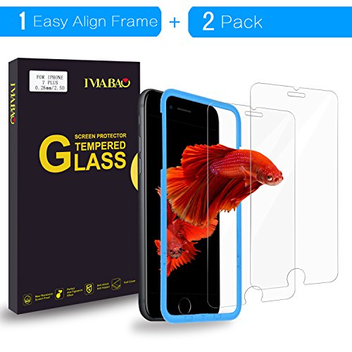 iPhone 7 Plus 8 Plus Screen Protector, IMABAO [2 Pack] 3D Touch Compatible-Tempered Glass Film Matte Anti-Glare Anti-Fingerprint 9H HD Clear Scratch Resist for Apple iPhone 7 Plus 8 Plus 5.5