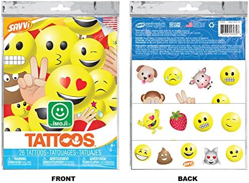 Savvi Imoji Temporary Tattoos