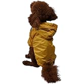 Pawstar Pluvia İ&ccedil;i Polar K&uuml;&ccedil;&uuml;k Irk K&ouml;pek Yağmurluğu Sarı (X-Large)