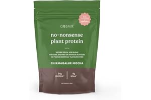 Cosmix No Nonsense Plant Protein | Organic Pea & Rice Isolate | Vegan | 24g Protein/Serving | Easy To Digest | All Essential 
