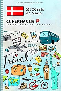 Copenhague Diario de Viaje: Libro de Registro de Viajes Guiado Infantil - Cuaderno de Recuerdos de Actividades en Vacaciones para Escribir, Dibujar, Afirmaciones de Gratitud para Niños y Niñas
