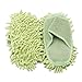 Produktbild Sperrins 1 Paar (2 Stück) Unisex Waschbar Staub Mop Hausschuhe Schuhe Mikrofaser Reinigung Hausmopp für Haus Küche Büro