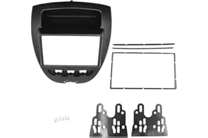 Geloo Double DIN Car Radio Facia for Car Stereo Car Radio Compatible with To yota Aygo/Cit roen C1/ Pe ugeot 107