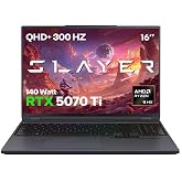 Game Garaj Slayer R9T3D-5070Ti C3 AMD Ryzen 9 9955HX3D 32GB RAM 2TB SSD RTX5070Ti 16" QHD IPS 300Hz FreeDOS Oyun Diz&uuml;st&uuml; Bilg