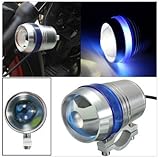 AllExtreme Motorcycle Bike Car U3 LED Fog Spot Light Driving HeadLights Blue Angle Eye Set of 2 RS.895 (55.00% Off) - Amazon