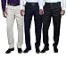 Routeen Wall Street Formal Trousers for Men - Nulti (Combo Pack of 3) RS.1479.00