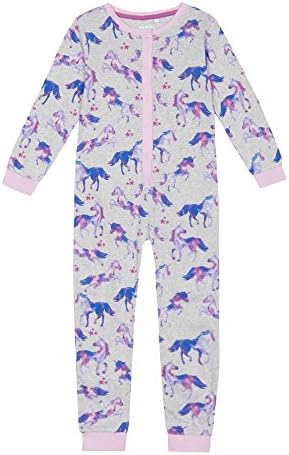 Debenhams Bluezoo Kids Girls' Multi-Coloured Unicorn Print All in One Jumpsuit Age 11-12