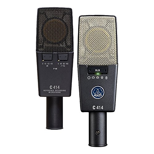 Akg C414XLS/ST - C-414 xls/st microfono estudio kit 2 micros + maleta aluminio