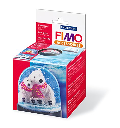 Staedtler FIMO® Schneekugel-Set (Schnee + Wasserklar + Kugel rund) - 4
