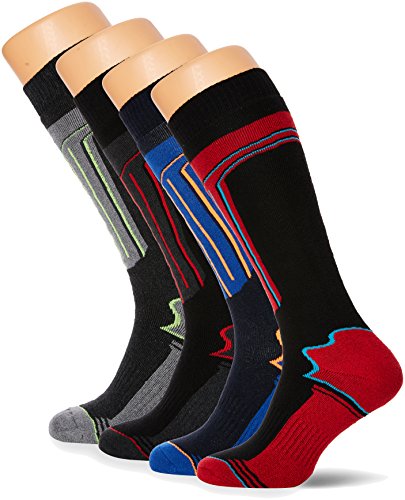Fm london thermal ski socks multipack calcetines altos