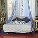 Netting Bed Canopy Round Mosquito Net (Blue) / Romance and Elegance Adder to Your Room and Skin Protector from Pesky Flying Insects