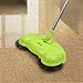 Produktbild Pony Einfach Keine Elektrizität Benötigt Haushalt Reinigung Hand Push Automatische Kehrmaschine Besen - Broom & Dustpan & Trash Bin 3 in 1 - Verwendet für Holz, Keramikfliese, Marmor, Zement und Glasboden (Grün)