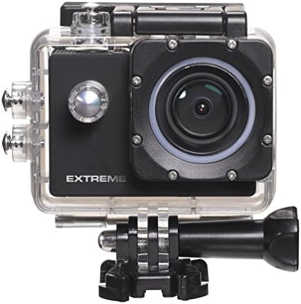 Nikkei EXTREMEX6 Action Camera 4 K 30fps, Full HD 720p 60fps, 120fps Wi-Fi, Screen – Black