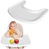 Tray Compatible with Stokke Tripp Trapp, High Chair Tray, Highchair Accessories for 6-36 Months, Quick Click Attach to Highch