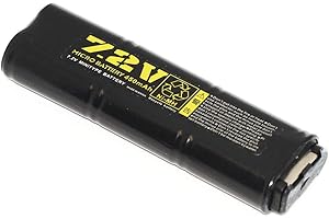 AIRSOFT GANG Well 7,2V 450mAh NI-MH Rechargeable Batterie für Airsoft AEG Vz61 / MP7 / MAC10 / R2 / R4