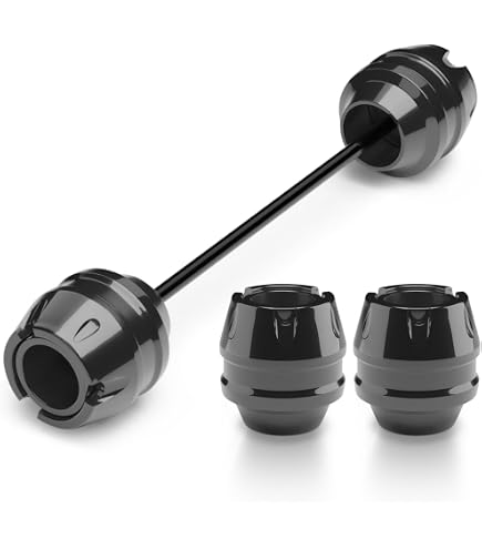 Gabelschutz Sturzpads Für Yamaha MT-07 FZ07 2014-2025 - Achsschutz Vorder- & Hinterrad Blau