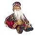 Produktbild Weihnachten Weihnachtsmann sitzende Puppe, Stoff Weihnachtsmann Weihnachtspuppe Ornamente Dekoration Kinderspielzeug