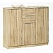 Produktbild Kommode sonoma Eiche B 120 cm Anrichte Schrank Sideboard Schubladenkommode Aufbewahrung Kinderzimmer Jugendzimmer Schlafzimmer