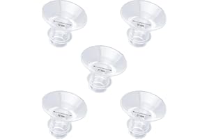 BOXOB 10 szt. Wkladka Kolnierza Laktatora, 5 Rozmiarów Akcesoria do Laktatora do Noszenia Kompatybilne z Momcozy S12 Pro/S9 Pro/S12/S9 Poreczny Kubek do Laktatora i 24 mm Oslony/Kolnierze