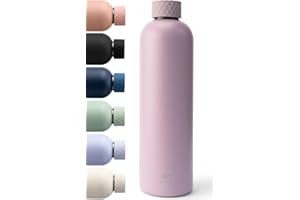 KIVY Izolowana butelka na wodę ze stali nierdzewnej, 907 ml, szczelna, metalowa butelka na wodę bez BPA – butelka na wodę ze stali nierdzewnej – samochodowa butelka na wodę do kieszeni bocznej plecaka