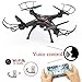 Produktbild MG MULGORE RC Drone Quadcopter 2.4Ghz 4CH 6-Achsen Gyro Kopfloser Modus Modellflugzeuge Eine Schlüsselrückgabe Quadcopter 3D Flip Fly UFO 360 Grad Eversion Höhenhaltung mit Wifi Steuerung und HD Kamera (Schwarz)