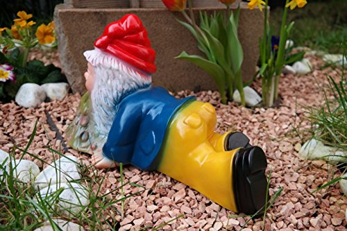 Gartenzwerg Brandy Andy aus bruchfestem PVC Zwerg – Made in Germany Figur - 3