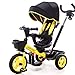 Produktbild BLWX - Kinder Dreirad Fahrrad Baby Fahrrad 1-3-5 Jahre alt Zwei-Wege Sitzen leichte leichte Kombi Kinderwagen (Farbe : C)