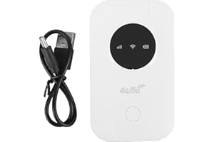 GOWENIC Routeur Hotspot Mobile 4G 5G avec Emplacement pour Carte SIM, WiFi de 300 Mbps, Partage de 10 Appareils, Routeur 4G 5G Portable pour Voyages D'affaires de Voyage