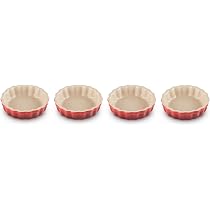 Moule à Tarte Le Creuset Héritage 28cm Céramique Cerise - Résistant 260°C, Lave-vaisselle | Garantie 10 Ans