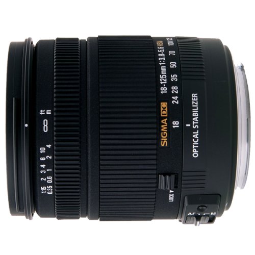 Sigma 18-125mm f3.5-5.6 DC OS HSM for Sigma Digital SLR Cameras with APS-C Sensors