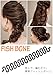 3Pieces DIY Women Hair Styling Clip French Hair Styling Clip Stick Bun Maker Braid Tool Hair Accessories Twist Plait Hair Braiding Tool Black